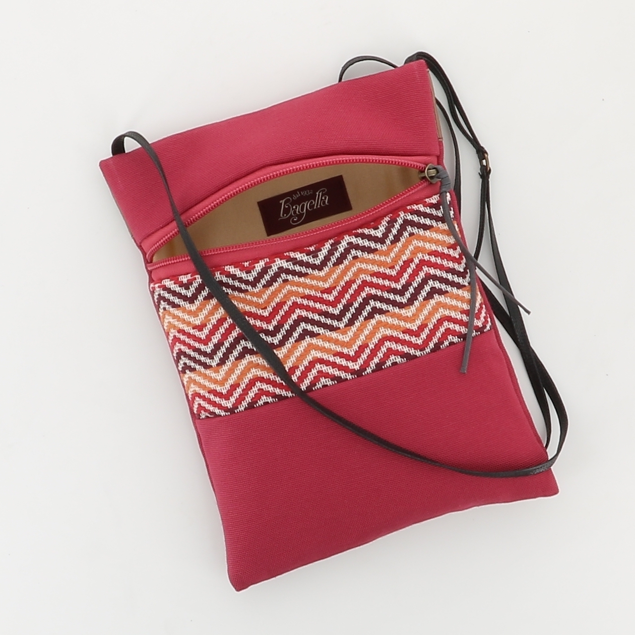 BANDULERA-DORGALI-ciclamino-ZIP-APERTA